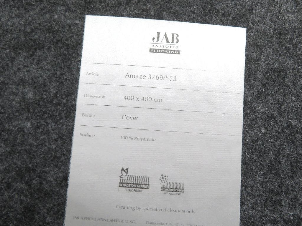 展示品　ドイツ　JAB　大判　アメイズ　ラグ　絨毯　カーペット　高級　モダン