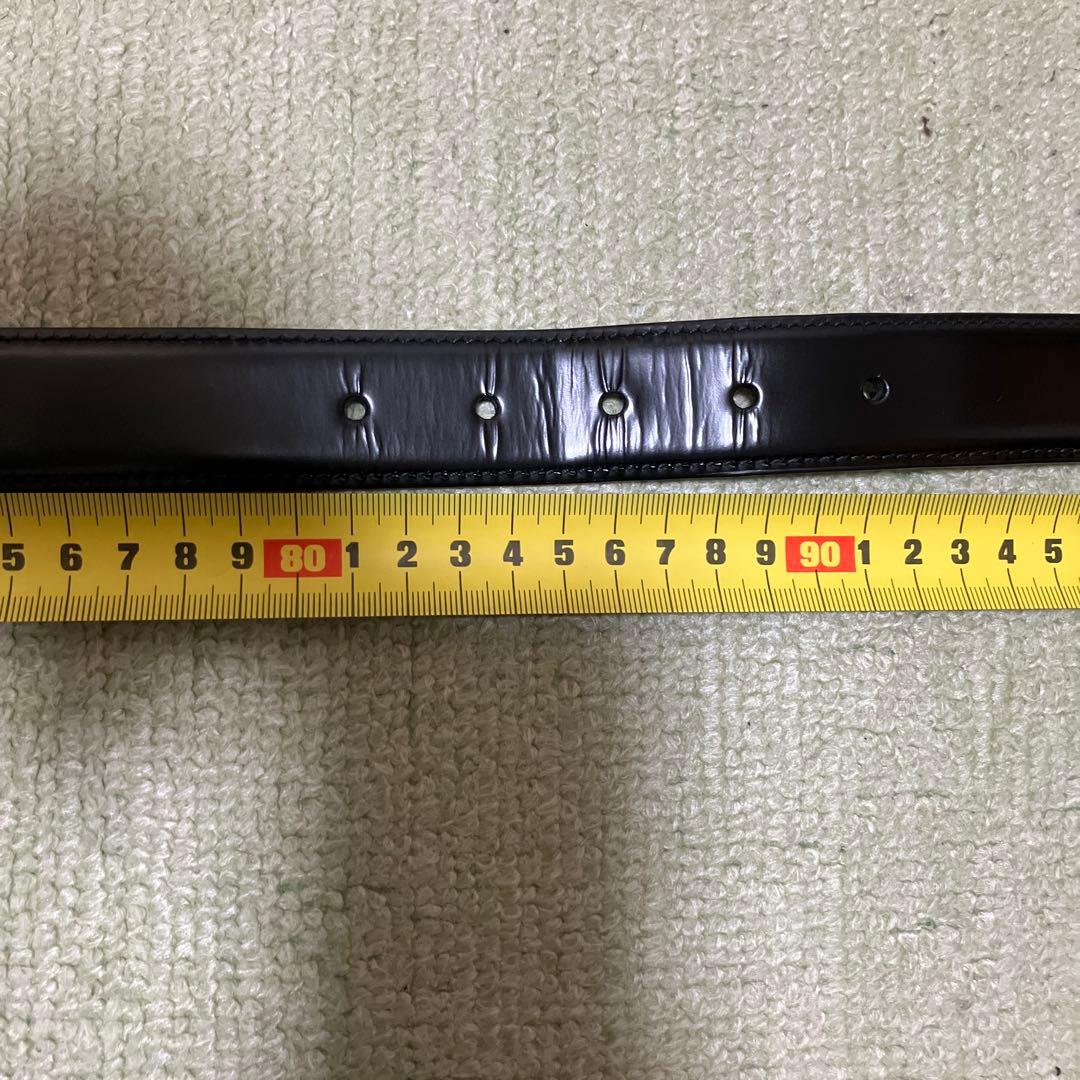 GUCCI ベルト GG アイコン ロゴ ブラック カーフレザー 正規品 美品