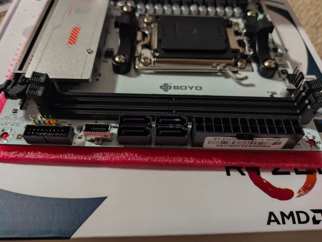 AM5 SOYO ETERNAL B650ITX WIFI6白マザーボード