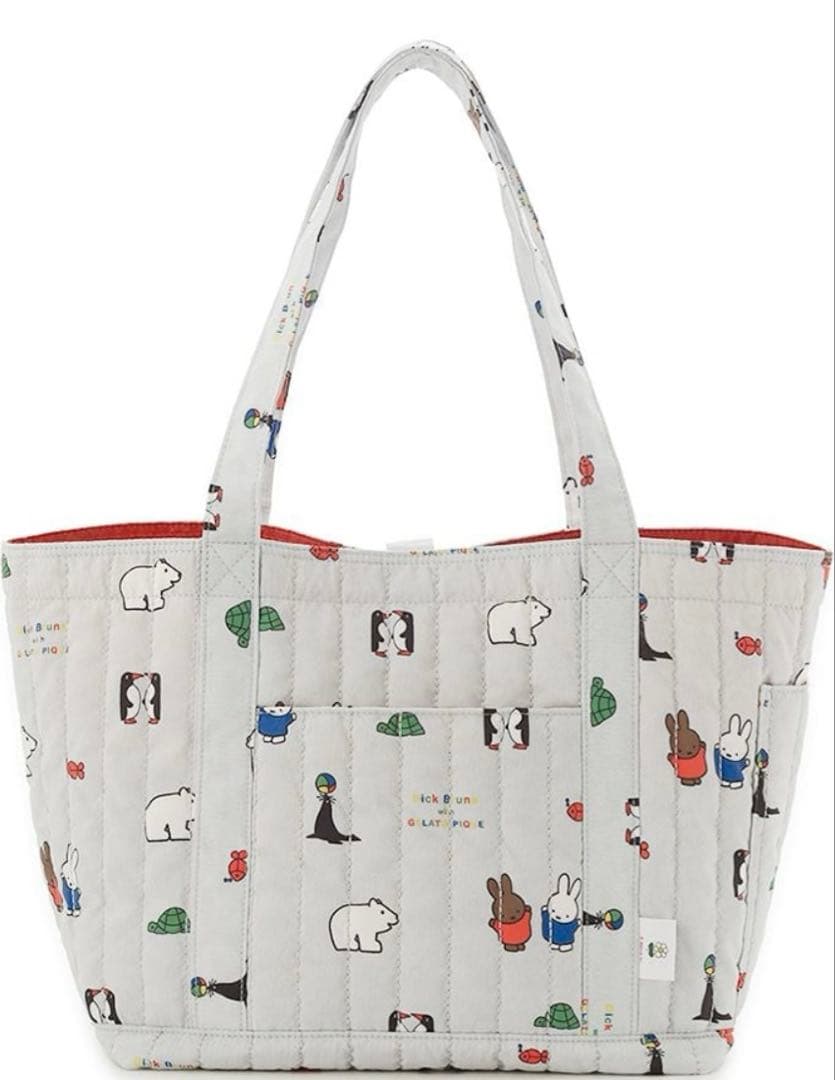 gelato pique キルティング総柄ママバッグ