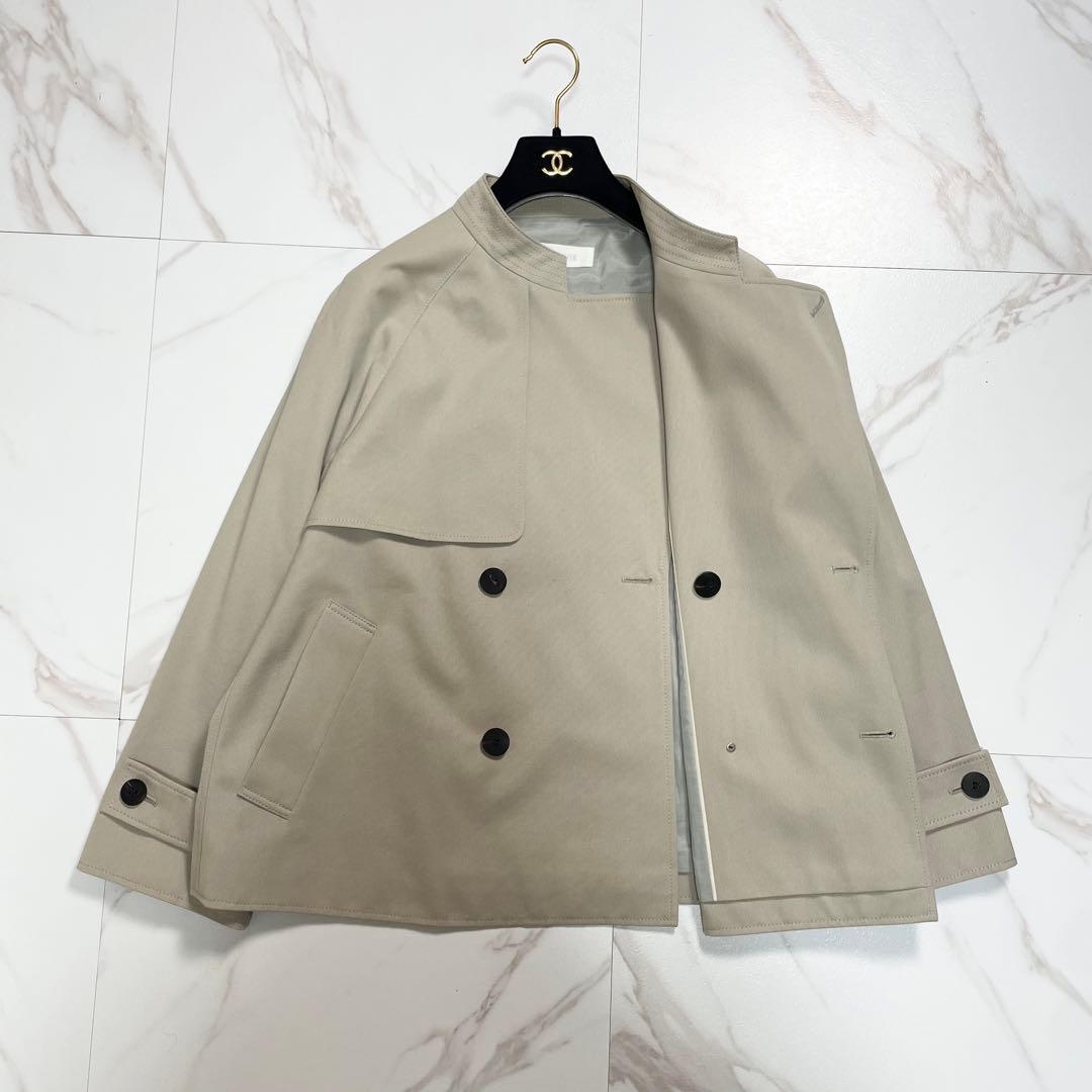 近年✨GALERIE VIE コットンウールギャバジン ショートトレンチコート