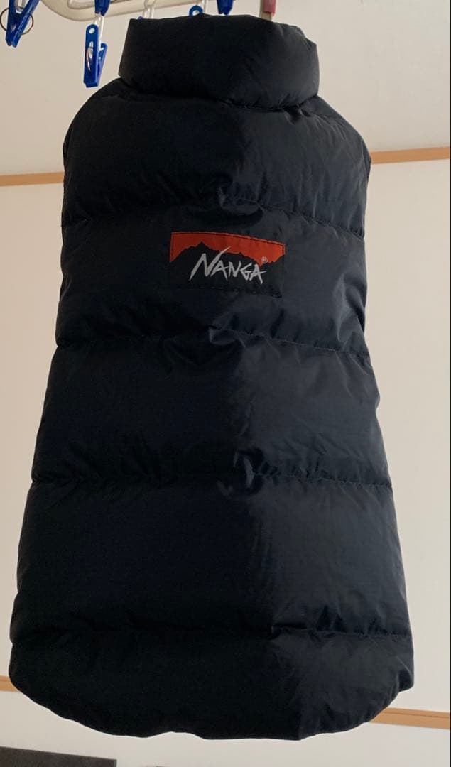 犬用　NANGA ドッグダウンウェア　サイズXL ブラック　犬服　ダウンベスト