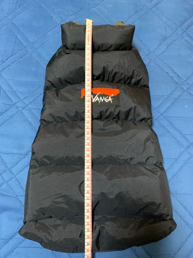 犬用　NANGA ドッグダウンウェア　サイズXL ブラック　犬服　ダウンベスト