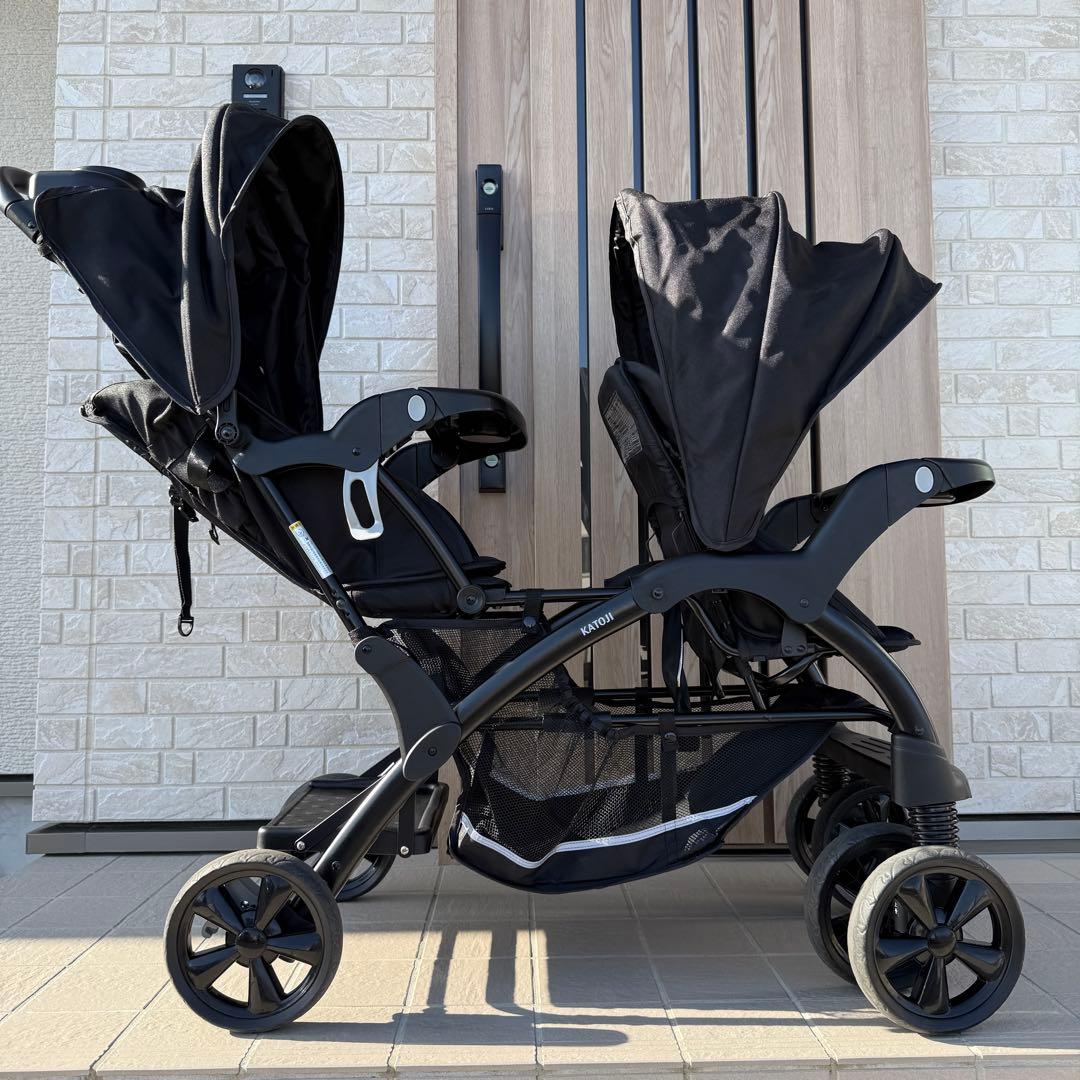 カトージ 二人乗りベビーカー