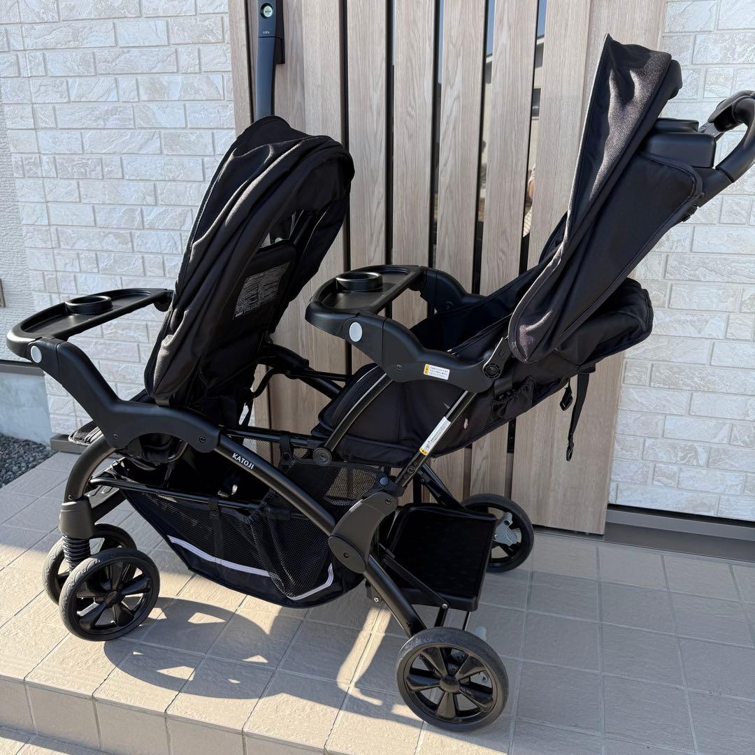 カトージ 二人乗りベビーカー