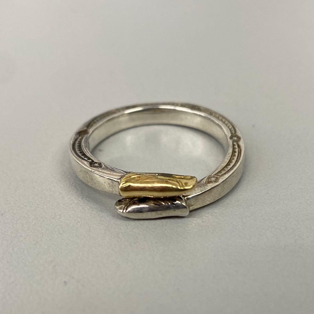 鷲見太郎 Ring リング ダブルイーグルフェイス SV925/K18