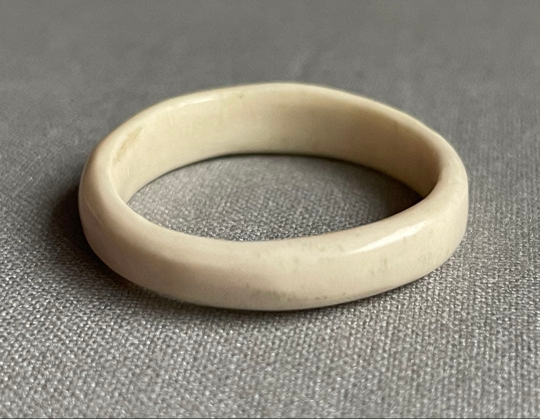 天然古鯨骨リング　（29号)