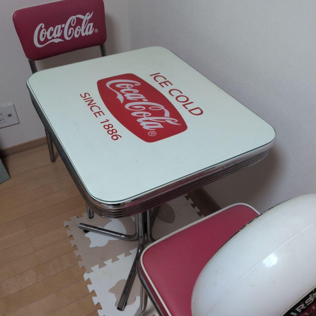 Coca-Cola テーブルセット　コカコーラ　テーブル　イス　セット