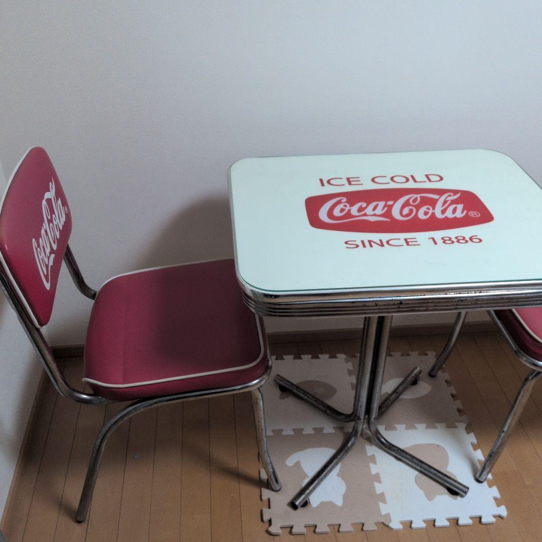 Coca-Cola テーブルセット　コカコーラ　テーブル　イス　セット