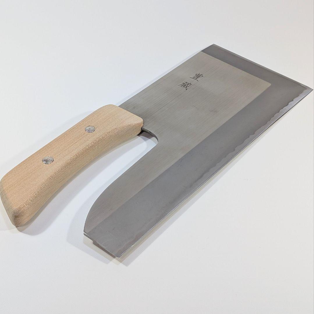 中村豊蔵商店 そば切り包丁 木柄 300ｍｍ 刃 ステンレス