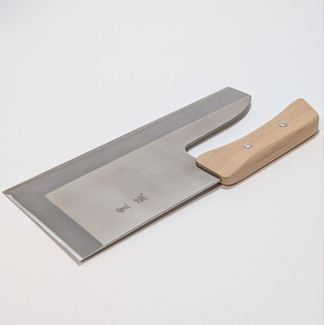 中村豊蔵商店 そば切り包丁 木柄 300ｍｍ 刃 ステンレス