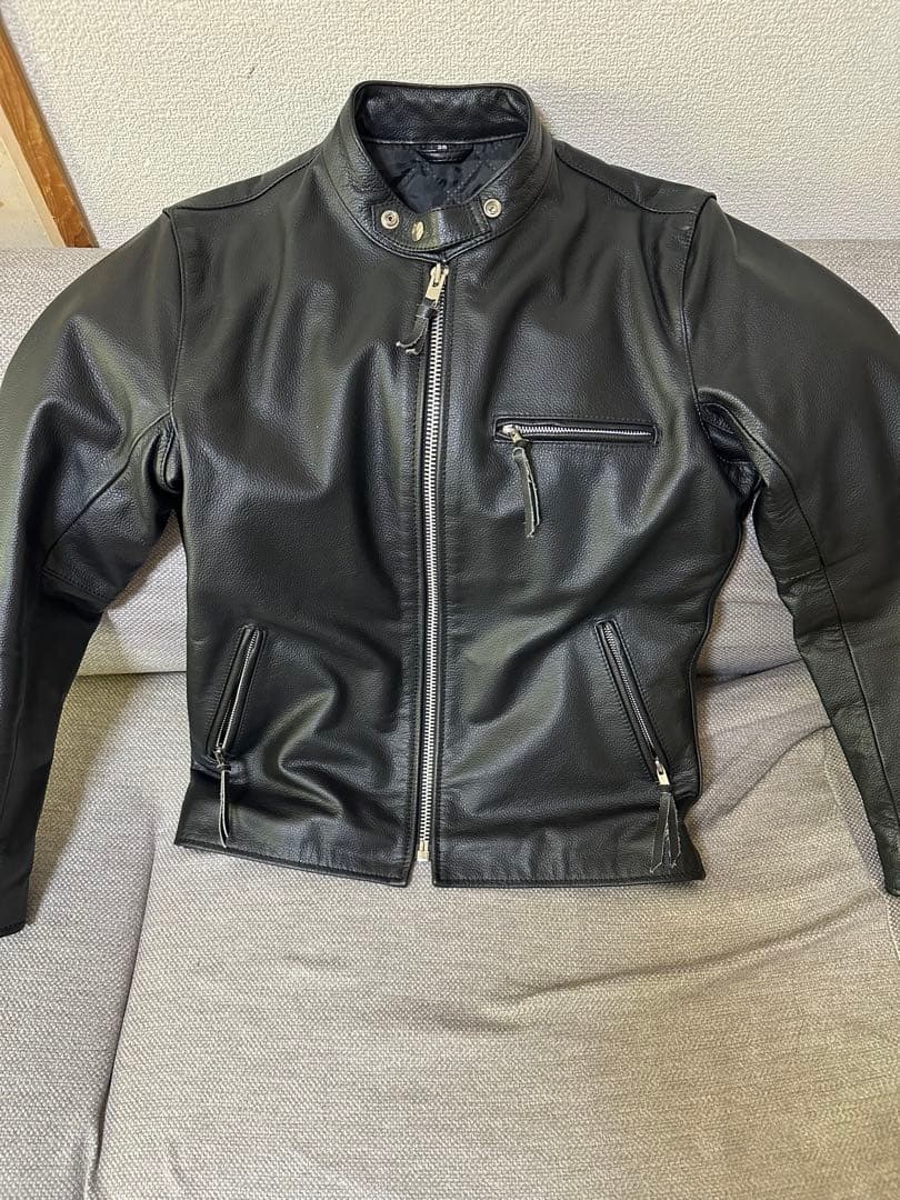 フリーダムFREEDOMライダースジャケット立襟シングル水牛革