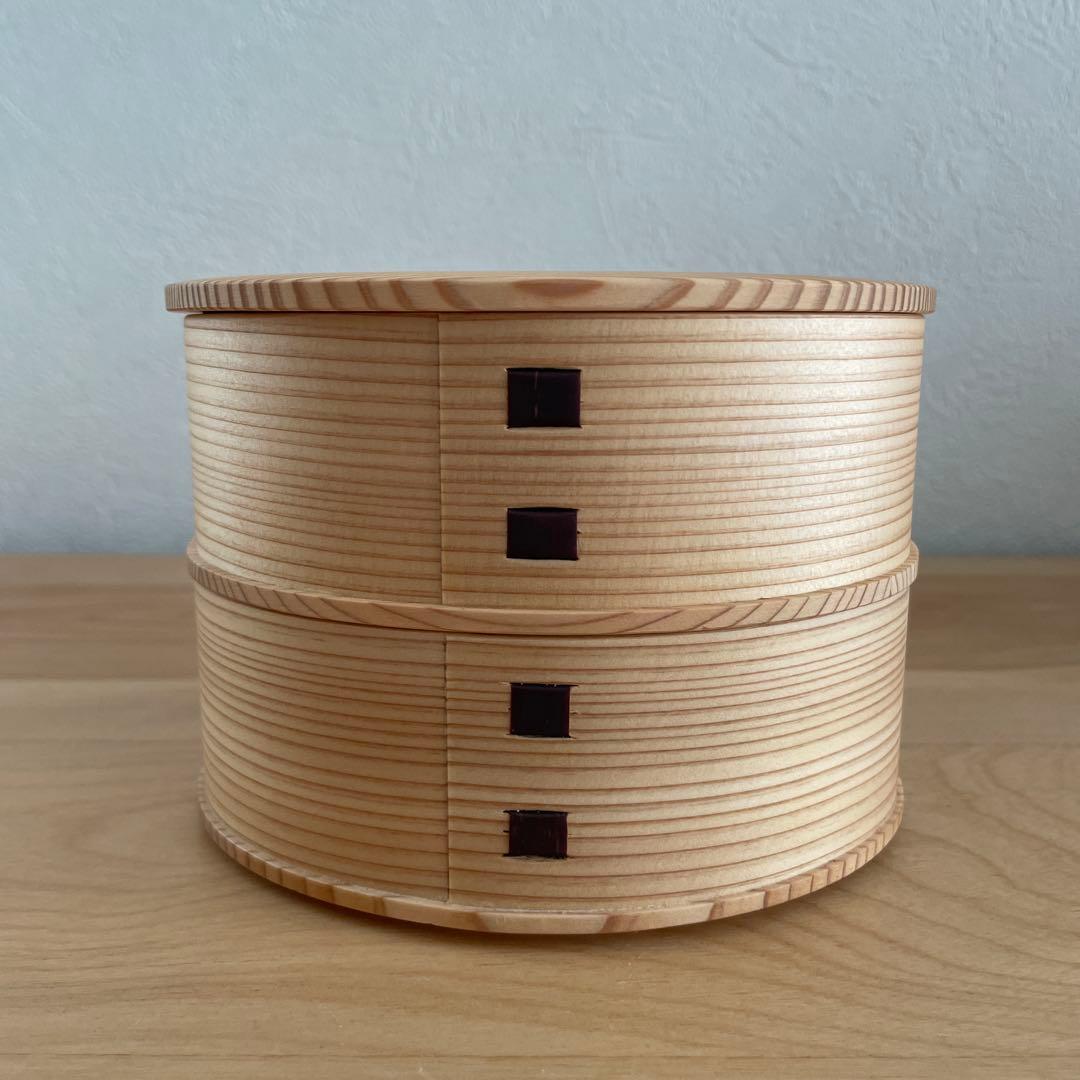 【新品】大舘工芸社 曲げわっぱ ひな弁当 秋田 大舘