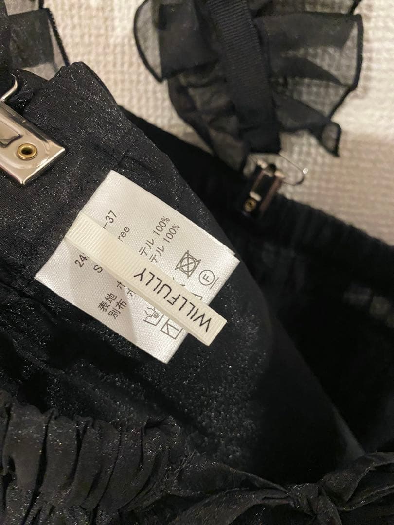 ゆに。様　ウィルフリー　willfully サスペンダーベアトップス