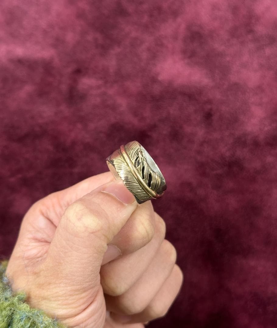 リング WING HANDS K10/SV #14