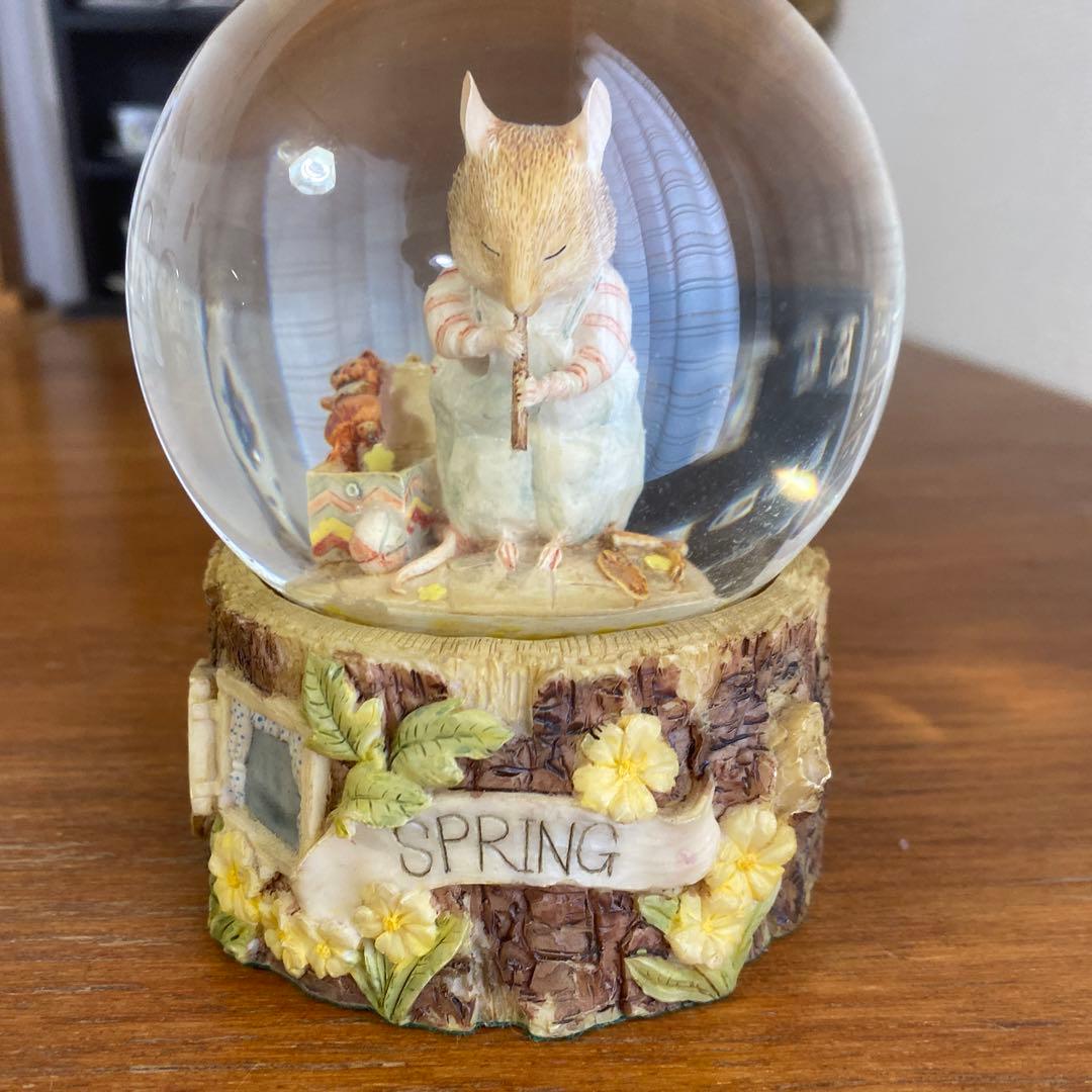 1989 エネスコ　ブランブリーヘッジ スノードーム　スノーグローブ　スプリング