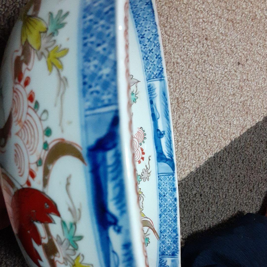 古い伊万里鉢皿椀/手描き水草魚貝吉祥紋/紅葉鯛宝珠/二重高台唐草紋/有田唐津焼