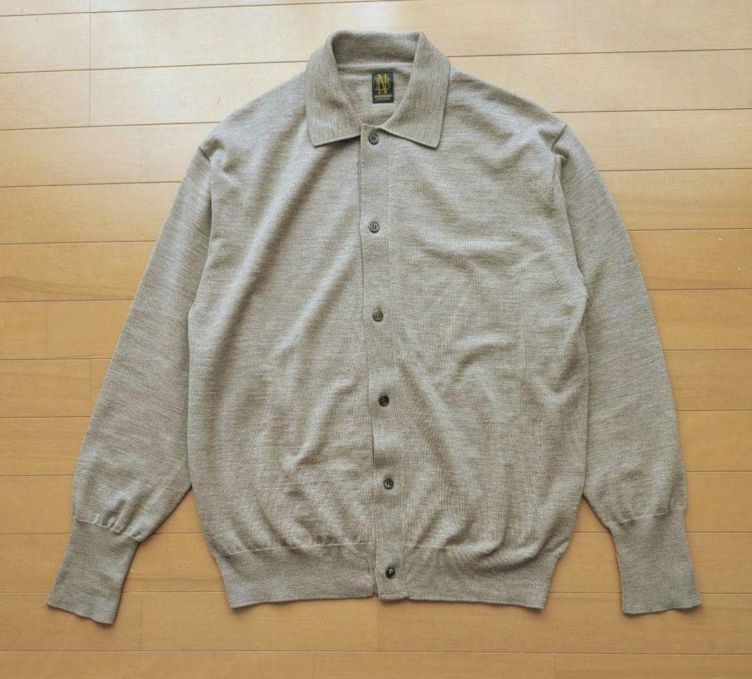 極美品24AW BATONER BABY WOOL POLO CARDIGAN
