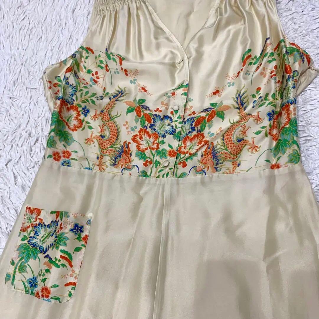 美品✨RRL ダブルアールエル オールインワン シャンパンゴールド シルク 4