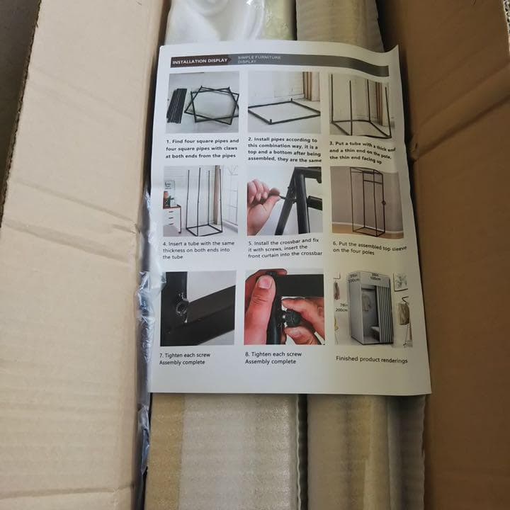 ⭐️特大SALE⭐️お洒落 フィッティングルーム 更衣室 簡単 カーテン