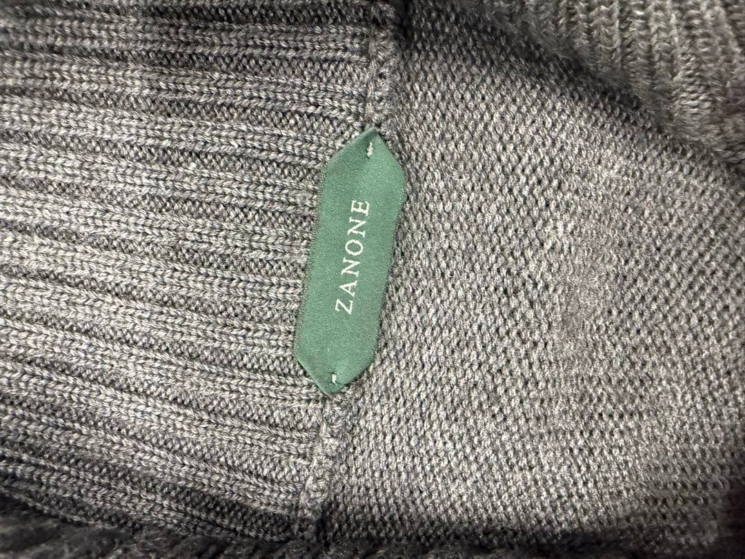 ZANONE ザノーネ CHIOTO ウール ニット グレー 56サイズ
