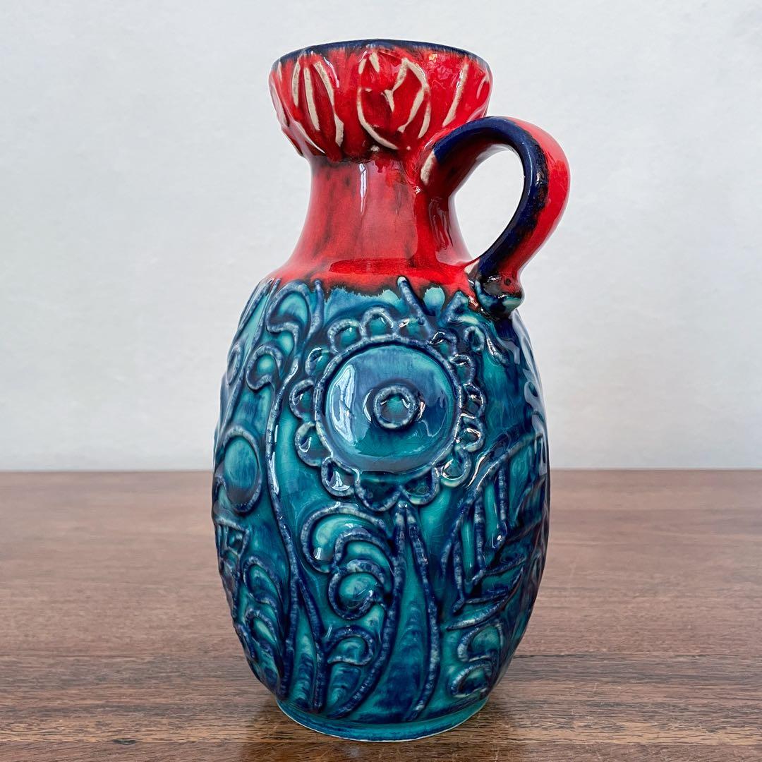 【ドイツ BAY Keramikの花瓶】Fat lava 323