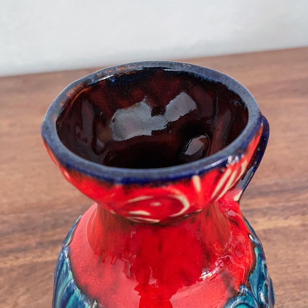 【ドイツ BAY Keramikの花瓶】Fat lava 323