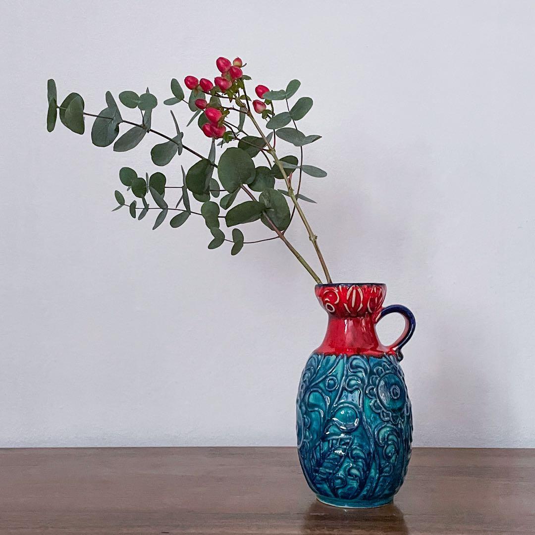 【ドイツ BAY Keramikの花瓶】Fat lava 323