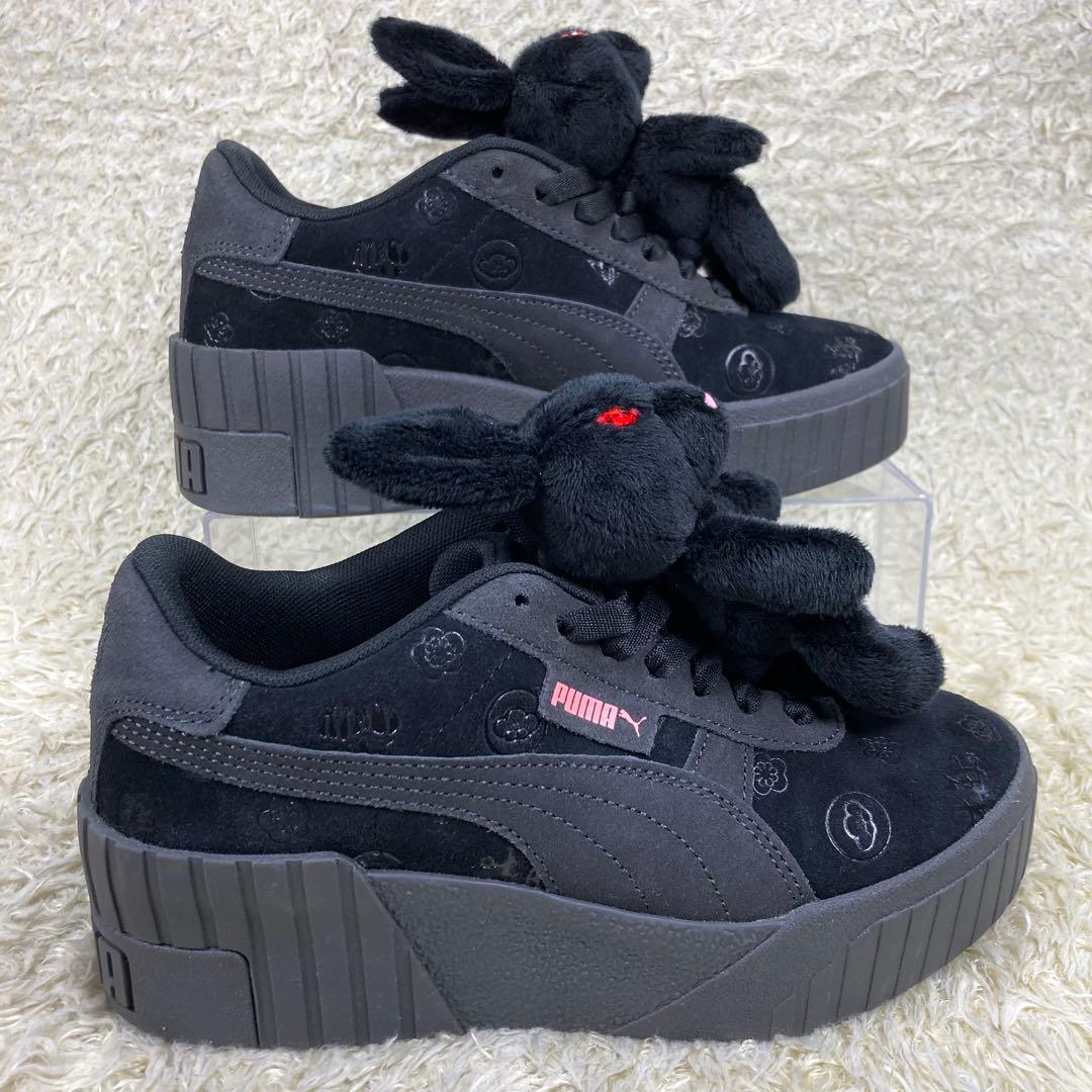 『未使用級』FR2 梅 PUMA コラボスニーカー 厚底 うさぎ ブラック　黒