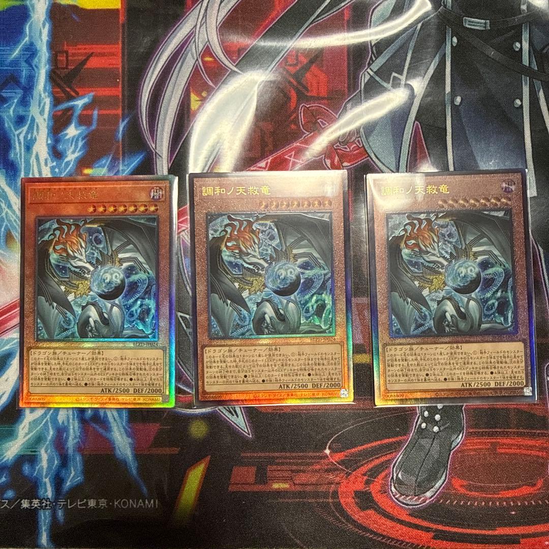 調和ノ天救竜　レリーフ　3枚セット