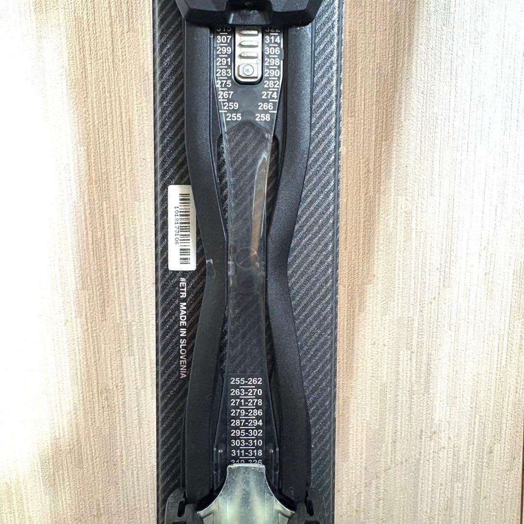 OLIN スキー板　ストックセット160cm グレー×白 chackymade