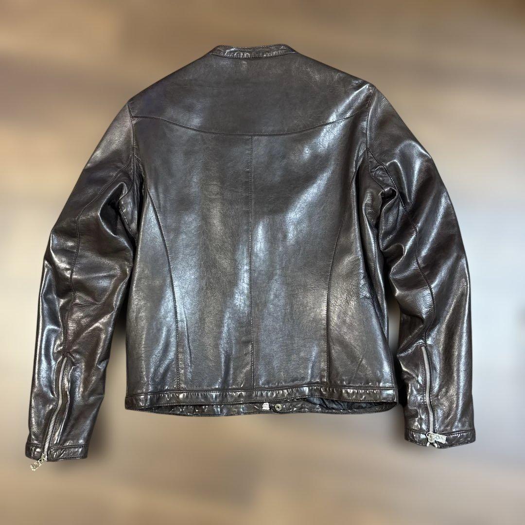 delan デラン　ダークブラウン シングルライダース