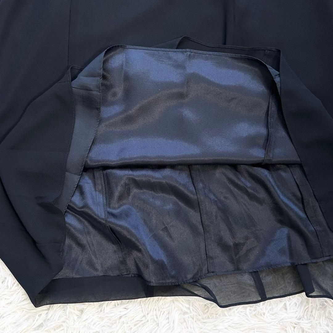 極美品⭐︎ INFINE 大きいサイズ 15号 ワンピースセットアップ　紺