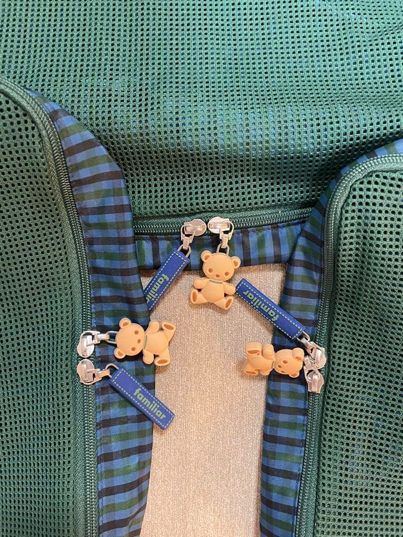 ※専用※ familiar チェック柄トラベルポーチ3点セット