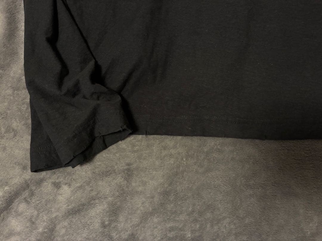 Acne Studios ロゴプリント　ロングスリーブTシャツ　ブラック　M