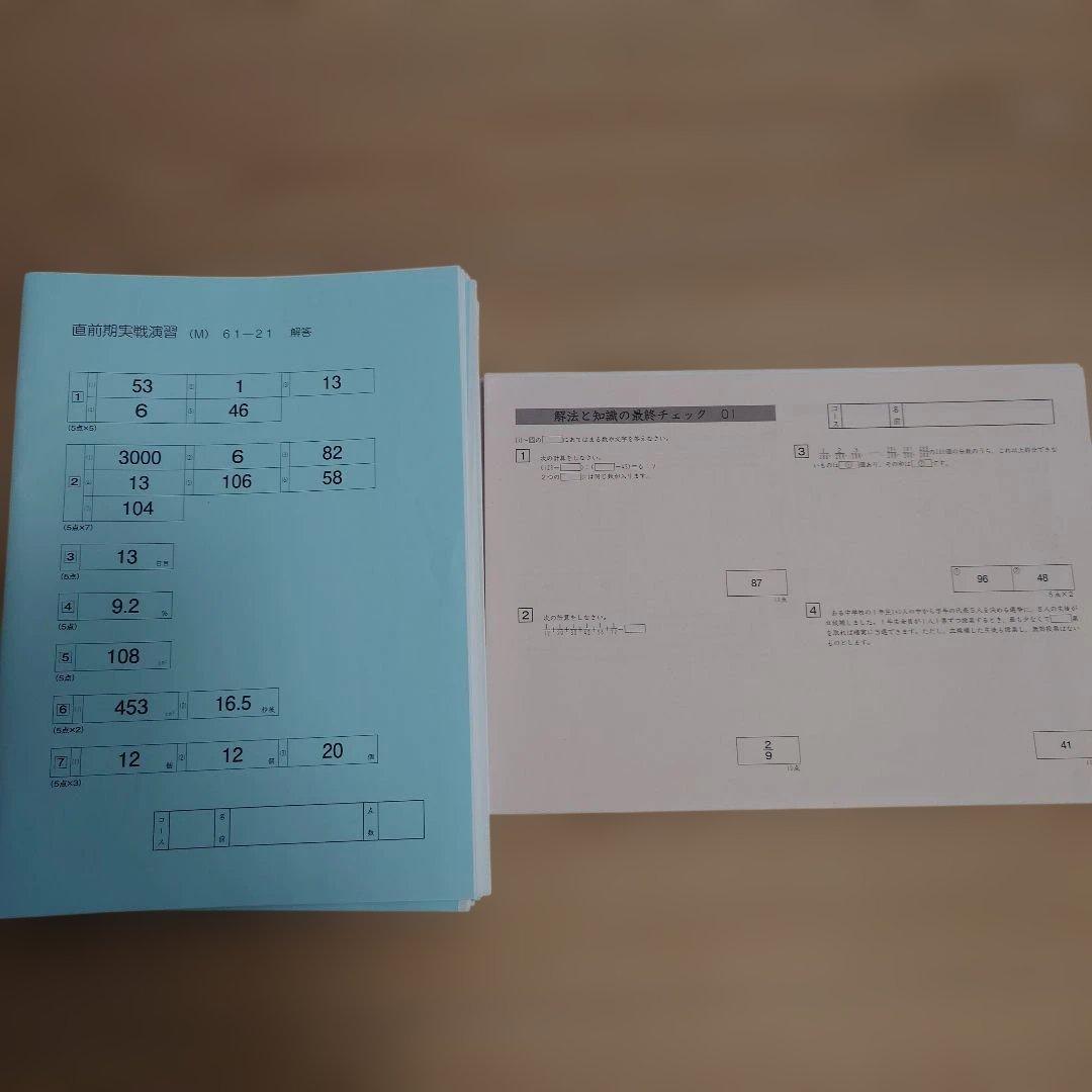 最新2025 SAPIX 小6 書込み少 デイリーサピックス 土特 講習 他
