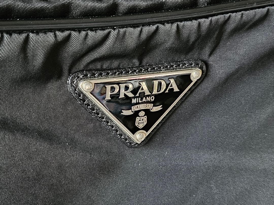 PRADA プラダ ガーメントバッグ ショルダーバッグ ブラック