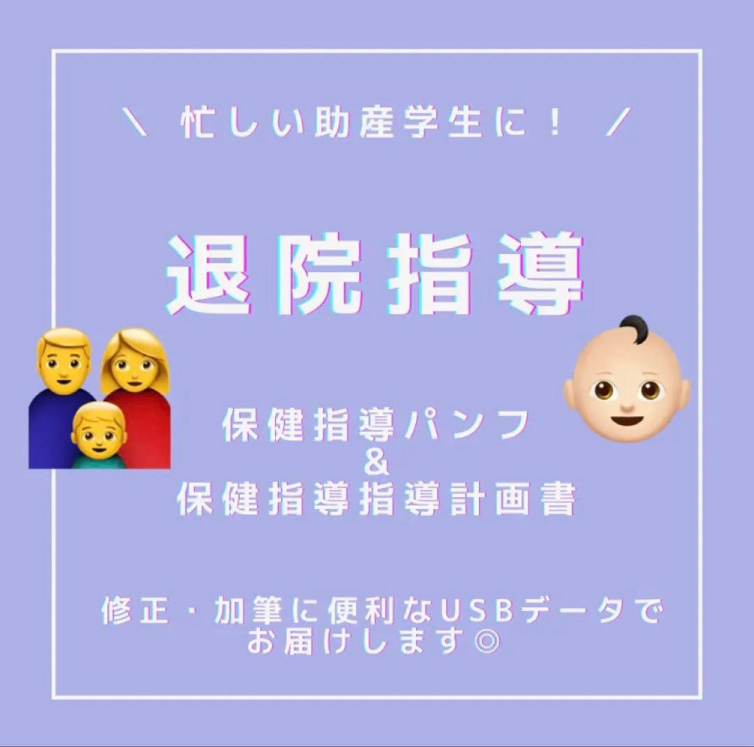 ❤️助産❤️［全部セット］保健指導パンフレット（媒体）&指導計画書　USBデータ