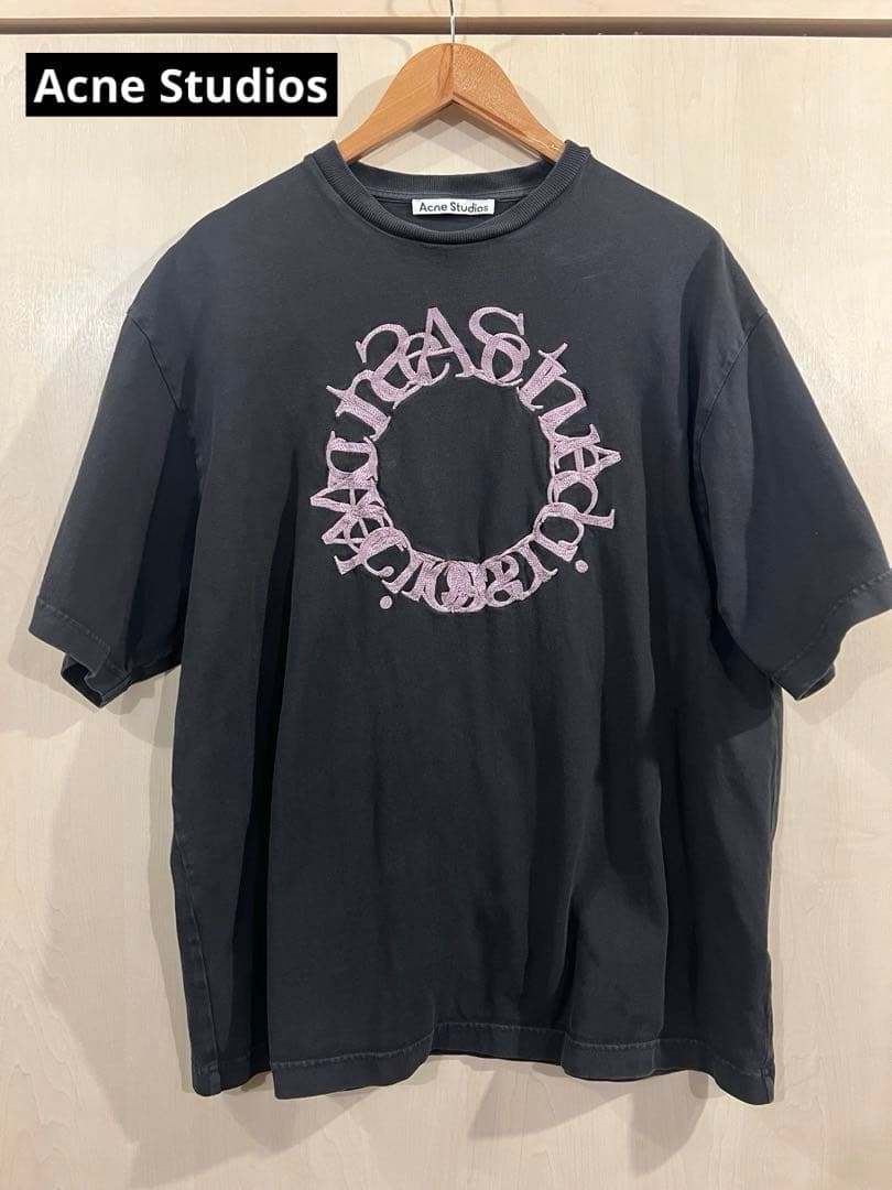 Acne Studios ロゴ刺繍Tシャツ サイズS