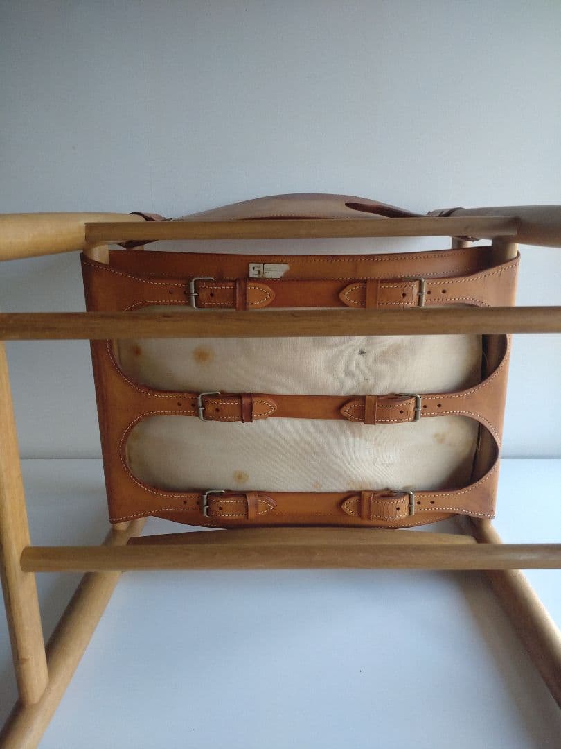 スパニッシュチェア モーエンセン フレデリシア ビンテージ ヌメ革 オーク