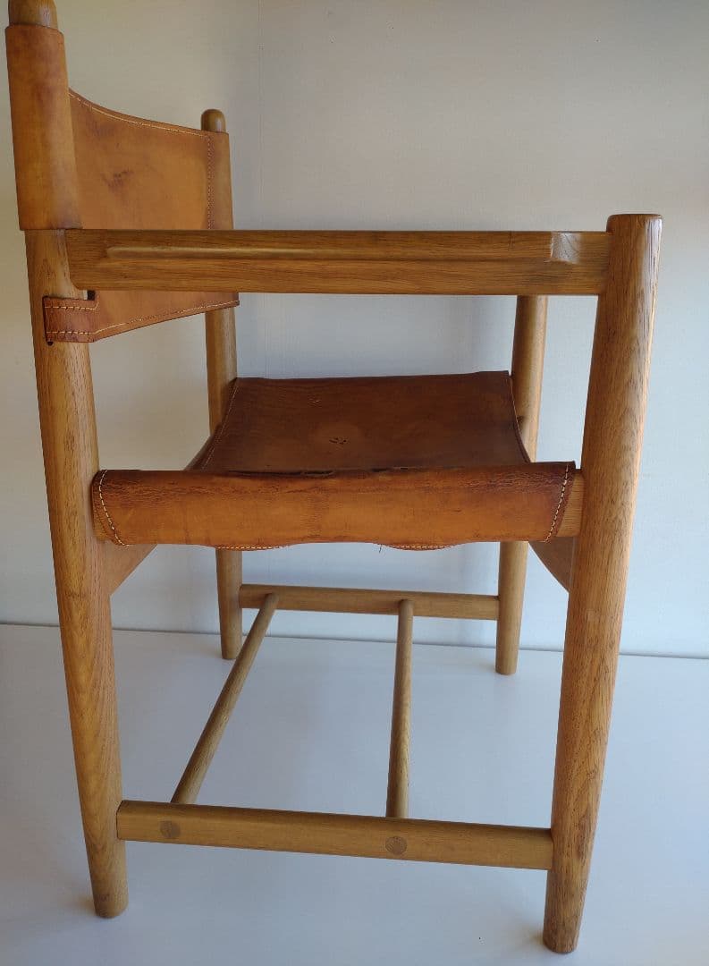 スパニッシュチェア モーエンセン フレデリシア ビンテージ ヌメ革 オーク