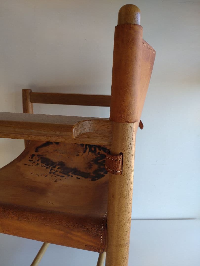 スパニッシュチェア モーエンセン フレデリシア ビンテージ ヌメ革 オーク