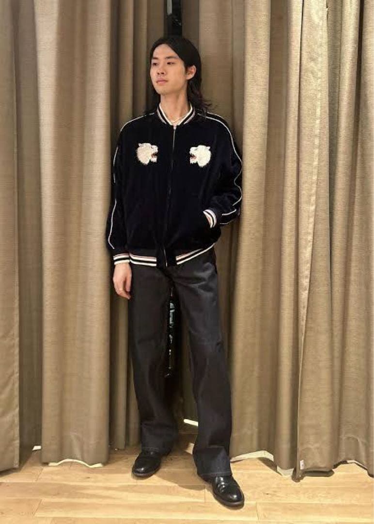 dairiku polar bear velor ska jamper Lサイズ