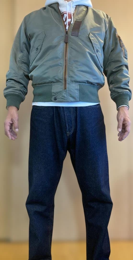 新品 1950's 初期型 L-2B USAFマーク セージ XL アメリカ空軍