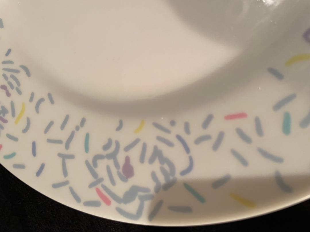 花柄皿 2枚セット 直径26cm