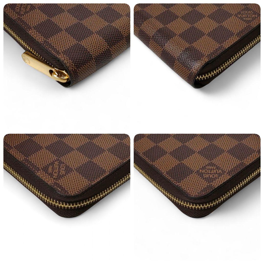 未使用級＊ルイヴィトン ダミエ エベヌ ジッピーウォレット N41661 長財布
