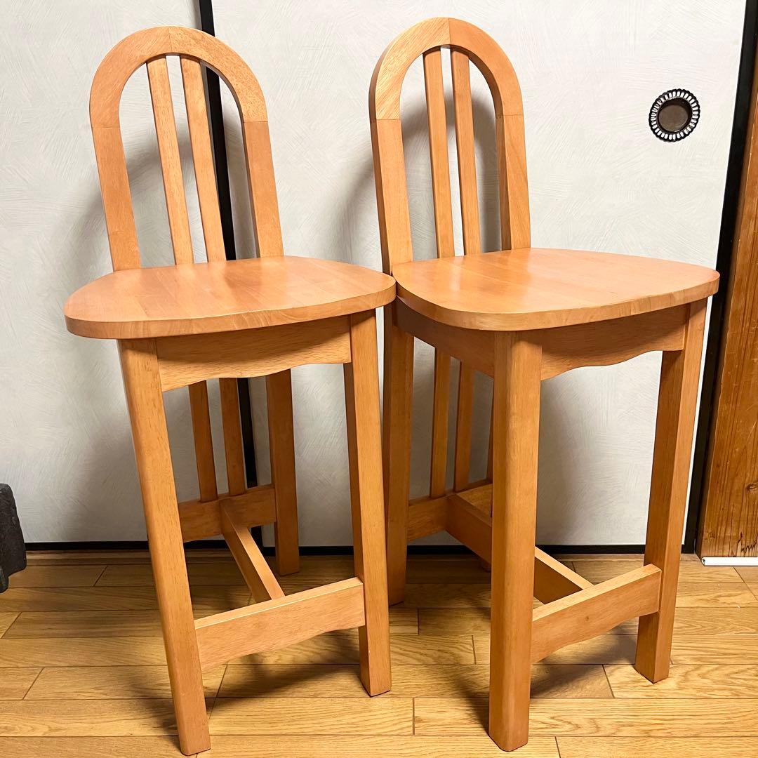 【状態良好・お値打ち価格】桜屋工業　オーバルチェア　2脚セット　CHERRY③④