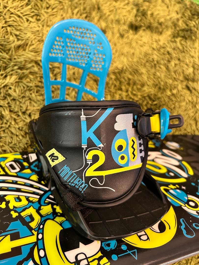 K2 Mini Turbo キッズ スノーボード ビンディング　2点 100cm