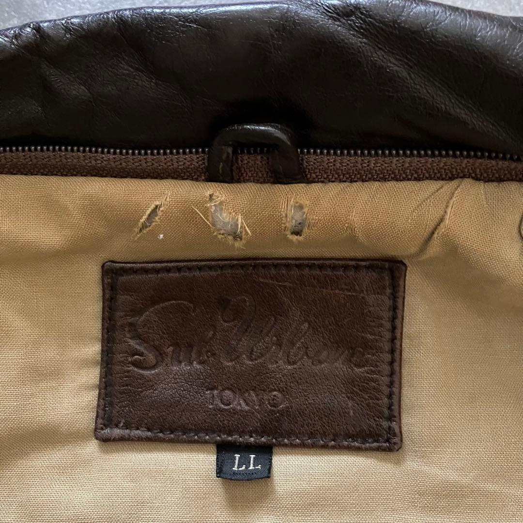 80s90s vintage A-2 flight leather JKT 牛革