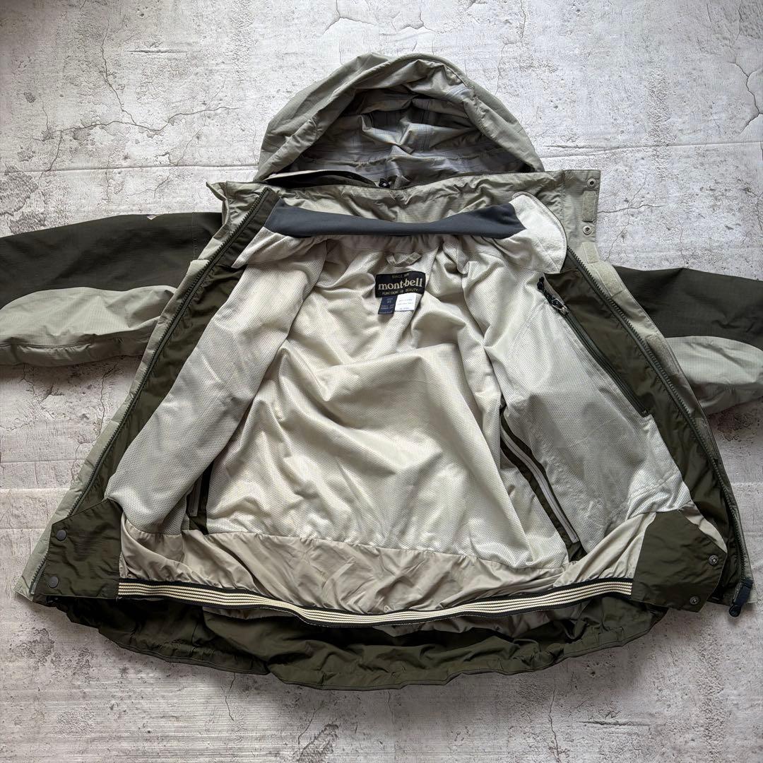 【希少廃盤品】モンベル フリースタイルパーカー　ゴアテックス XS